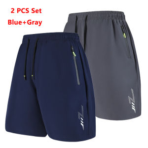 2 Pieces Running Shorts Men Summer Sportswear Men Jogging Outdoor Sports Shorts Gym Fitness Man Quick Dry Breathable Short Pants