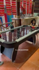 ( Sẵn hàng) Bàn Air Hockey MYSTIC Gia Đình Văn Phòng Khúc Côn Cầu Trên Không Bảng Điện Điện Tử Quạt Gió Hanana