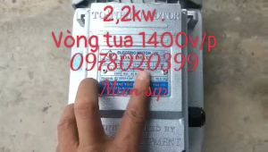 motor điện 22kw(1400v/p) - điện 1pha 220v