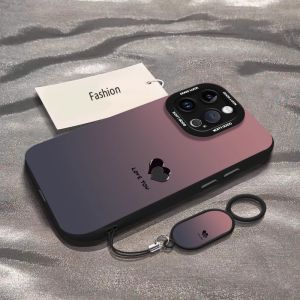 SHUXIE | Anti-Shock Full-Cover Lens Case with Lanyard for iPhone 17 16 Pro Max 15 Pro 14 Plus 13 11 Air