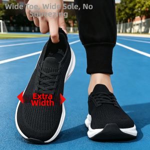 CVPAJ | Extra Wide Comfortable Mens Running Shoes Breathable