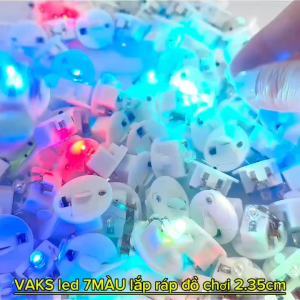 Combo 10 led 7 MÀU có chớp dùng đế LẮP RÁP ĐỒ CHƠI size NHỎ_ đèn ngủ thủ công phụ kiện thủ công lõi đèn cơ chế phát sáng..v.v