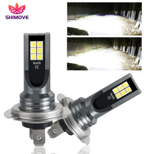 2PCS H7 H4 LED Car Headlight H1 H11 H8 H9 H3 9005 9006 Super Bright Car Fog Lights 3030SMD 12V 6000K Driving Running Bulbs
