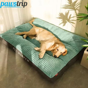 Winter Warm Pet Dog Bed Corduroy Dog Sleeping Mat Soft Pet Mat for Small Medium Large Dogs Detachable Washable Puppy Bed