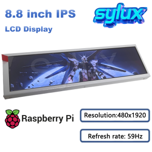 8.8 Inch TFT LCD Portable Monitor Long Strip For Raspberry PI / PC Case / Aida64 Second Monitor