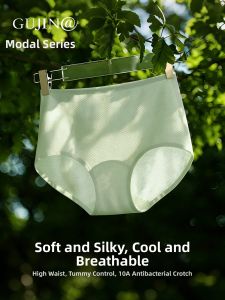 Antibacterial Waist High Seamless Comfortable Breathable Womens Modal Underwear