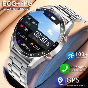 2025 New Outdoor Sports Smart Watch Men GT Series 1.53 inch AMOLED Screen Sports Watch ECG+PPG Health Smartwatch For Android IOS