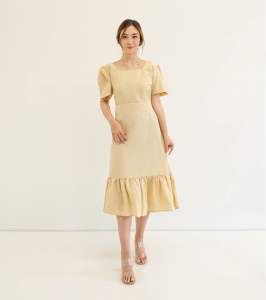 RED-Dress Square Neck/Maxi Dress Korean Style/Dress Mermaid/Dress Duyung Modern