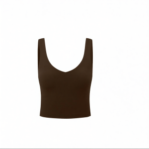 YOTTOY | V-Neck Beauty Back Sports Bra Self-contained Cup