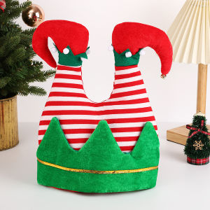 Protective Christmas Party Hat Santa Elf Clown Leg Style Christmas Decoration Gift for Holiday Party