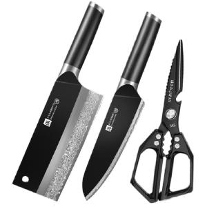CMGF | Sharp Kitchen Knife Set 3 Pieces Damascus Steel