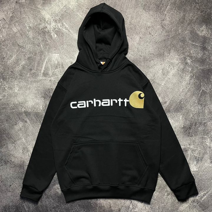 Hoodie Jaket Carhartt Signature Hitam Outwear Jacket Jaket