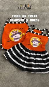 Trick or Treat Dress & Jumpsuit - Baju Kucing dan Baju Anjing POMAPOO Premium Berkualitas