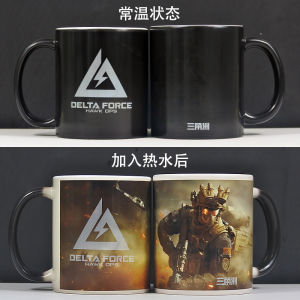 แก้วชานาคา แก้วเซรามิกสีเปลี่ยนได้ ลายสองชั้น ของขวัญสำหรับนักเรียน แก้วชานาคาแบบลำลองจากจีนแผ่นดินใหญ่