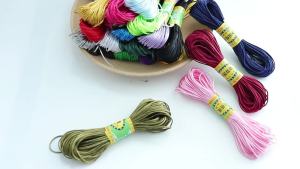 20Meter 1.5/2.0mm Satin Nylon Trim Cord Chinese Knotting Silk Macrame Cord Beading Braided Shamballa String Thread
