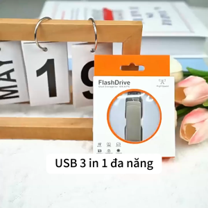 USB 3 in 1 đa năng TechHome đa năng chất liệu cao cấp tốc dộ truyền dữ liệu siêu nhanh - DT1266