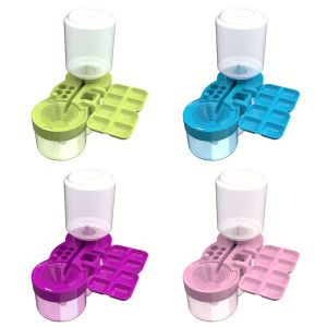 【HOT】 Watercolor Pen Clean Tool Automatic Water Circulation Paint Brush Washer Painting Brush Rinser for Adults Kids Artist