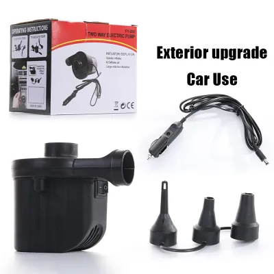 Portable Electric Air Pump High Pressure Fast Inflator Deflator for Air Mattress Inflatable Boat Pool Floats Outdoor Blower