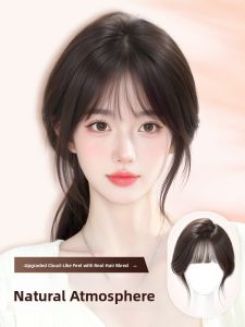 JUZITING | Mái Tóc Tự Nhiên Mix Top Mái Tóc Giả