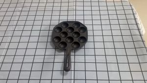 กระทะทาโกะยากิ 12 หลุม ขนาดลูก 4 ซม.ใช้กับเตาแก็ส