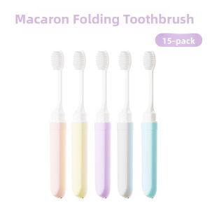 COLORFUL SUMMER DRESS | Foldable Portable Travel Toothbrush Set Mini Multi-Function Soft Bristle Toothbrush