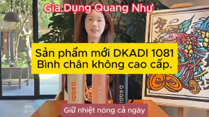Bình Giữ Nhiệt Kuangdi Inox 304 Kèm Cốc Lọc Trà 500ml 780ml Quai Da Gia Dụng Hàng Bông KD1081