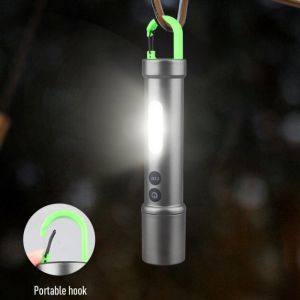 Orashare OL03 Led Flashlight Torch Light Type-C Rechargeable COB Super Bright Camping Torch Light for Hiking Camping With Hook