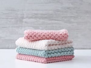Kain Lap Piring Dapur Anti Minyak Kain Microfiber Lap Cuci Piring Serbaguna