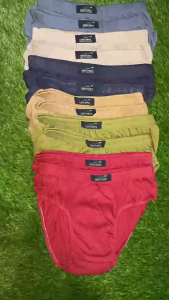 3 Pcs CD Celana Dalam Underwear Pria CROCODIL Spandek Bahan Katun Lembut Polos Ukuran M L XL XXL COD