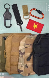 [Hỏa Tốc TPHCM] Túi đeo hông Mini EDC Chiến Thuật đựng đồ đa năng có khóa kéo thích hợp du lịch