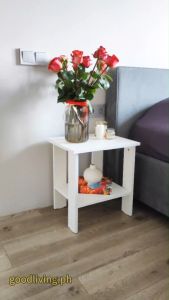 Nordic Style Sofa Side Table Living Room Modren Corner Coffee Tea Table Bedroom Small Simple Bedside Table Shelving