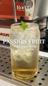 Roccia Rock Sugar Syrup Passion Fruit - Syrup Gula Batu Rasa Markisa 760ml