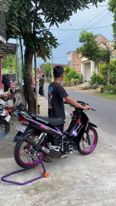 TERBARU knalpot fizr standar racing suara garing spek porting harian bahan tebal copy ahm vnd prepet