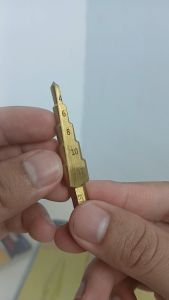 ASTEEL Mata Bor Besi baja Pagoda Multi Step Drill Bits High Speed Steel 4-12mm Titanium Coating