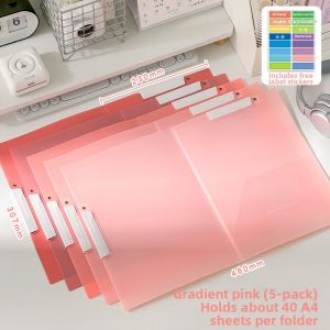ZHITANG | Transparent Double Pull File Folder