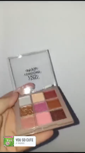 Eyeshadow Pallate 9 Warna Tahan Lama Pigmented / Eyeshadow Pallate Warna Nude Tahan Lama
