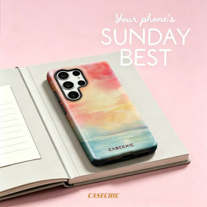 Potdemiel | Sunset Floral For Samsung Galaxy S26 S25 S24 A56 A36 Phone Case Double-Layer Protection Cover for Women Girl CaseChic