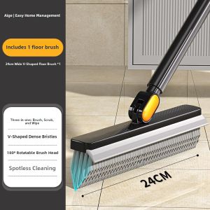Long Handle Floor Brush Toilet Cleaning Tile Cleaner 2025 Model Bathroom Special Purpose Brush Household Cleaning Tool