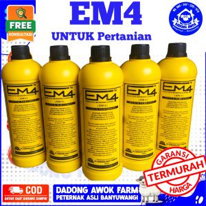 EM4 PERTANIAN WARNA KUNING - Pengurai pupuk kompos pembuatan fermentasi - EM4 organik pertanian