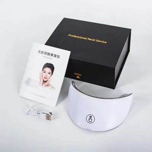 Neck LED Mask 7 Colors Photon Anti-Wrinkle Skin Brightening Neck Beauty Mask Skin Tightening Neck Wrinkle Remover Skin Care