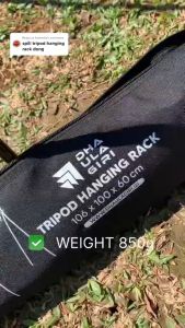 Dhaulagiri Tripod Hanging Rack / Rak Multifungsi Untuk Camping