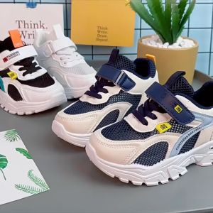 Kids Braided Sneakers Soft Bottom Breathable Shoes For Boys Non-slip Childrens Sneakers For Girls