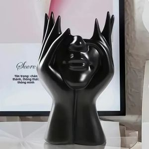 1 Chiếc Đa Năng Cọ Trang Điểm Bút Vinyl Hình Máy Tính Để Bàn Nhà Tổ Chức Sáng Tạo Cơ Thể Con Người Nghệ Thuật Tạo Kiểu Trang Trí Văn Phòng PVC