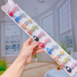 Kẹp Tóc Dễ Thương Cho Bé Gái Phong Cách Hàn Quốc Dễ Thương Dễ Thương Hoạt Hình Học Sinh Kẹp Tóc Mái Lệch Cho Bé Gái