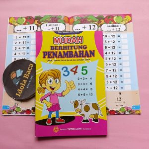 Buku TK Mudah Berhitung Penambahan Pengurangan Perkalian Pembagian -Serba Jaya