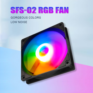 MANMU Wholesale Case pc Fan 120mm Computer Rainbow Rgb Fan Cooling Fan For Gaming