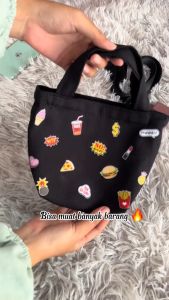 Mini Totebag Tote bag Kanvas Wanita Slingbag Tas Selempang Kecil Mini SPNB Icon Fashion