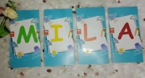 Hiasan Dinding Huruf Anak Kamar Tidur Alphabet Pajangan Rumah Wall Decor Dekorasi - RINA