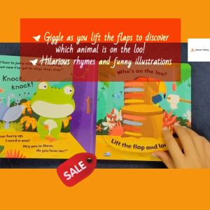 Kids English Storybook (A lift-the-flap book) Whos on the Loo? | Animal Stories | Hilarious English Rhymes & Colorful Illustration Book