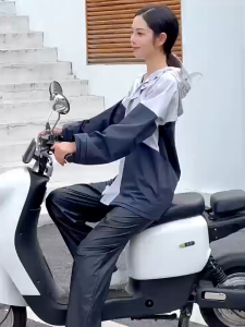 💧100% Waterproof  💧Motorcycle Rain Coat Baju Hujan Waterproof Baju Hujan Outdoor raincoat Baju Hujan Oxford Cloth Raincoat Reflective Rain Suit    waterproof breathable   Not afraid of storms